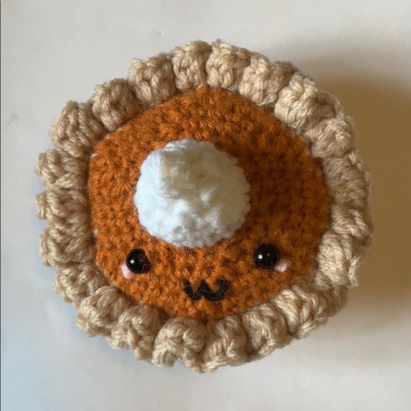 SALE💖Made to order💖Pumpkin pie crochet plush - Picture 3 of 5